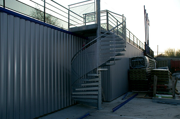 escalier metal